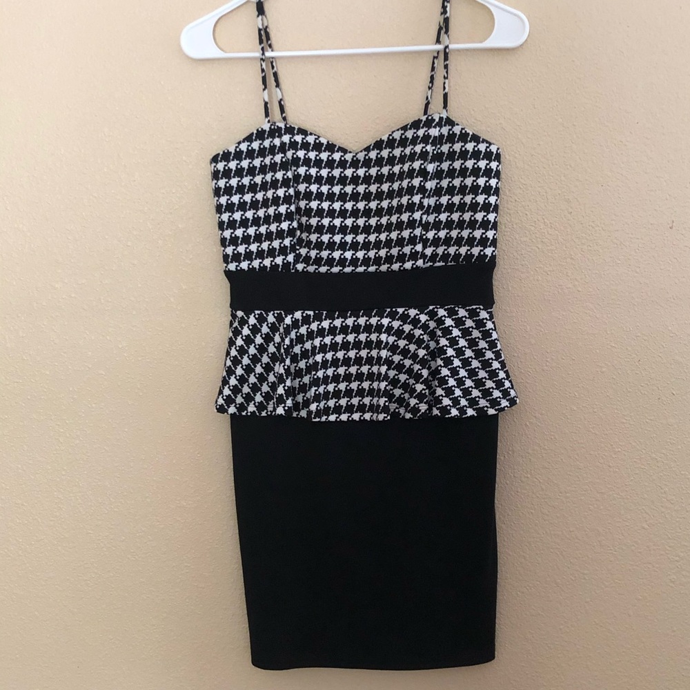 Houndstooth dress